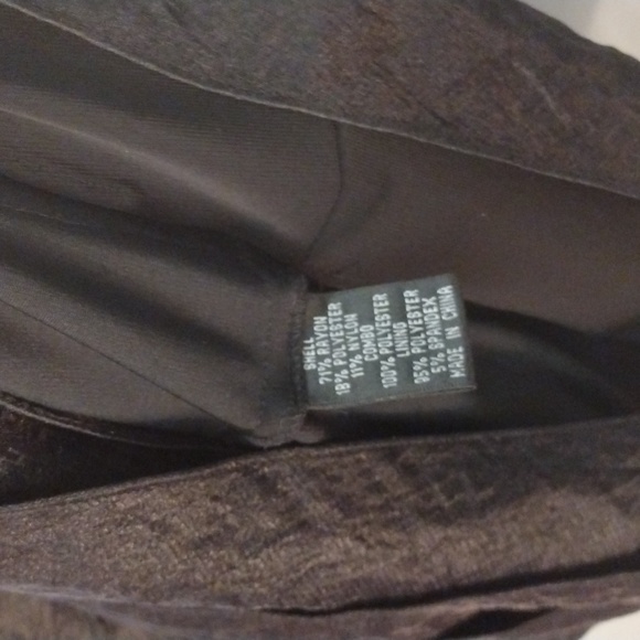 Adrianna Papell shutter ruffle pleated cocktail/prom dress black sz 10 - Picture 9 of 16